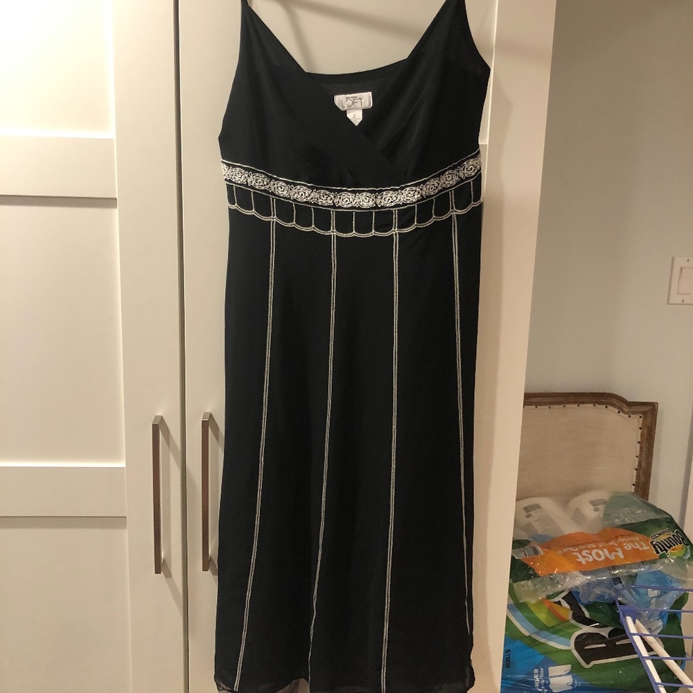 Ann Taylor Loft Black Dress Size 6